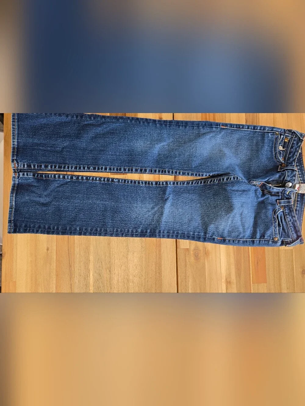 True Religion Men's Classic Blue Straight Jeans